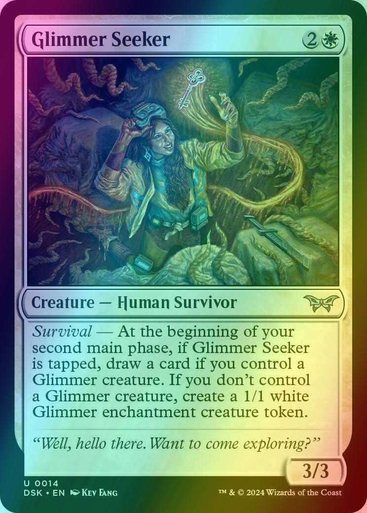 Glimmer Seeker [14] [Duskmourn: House of Horror] [Foil]