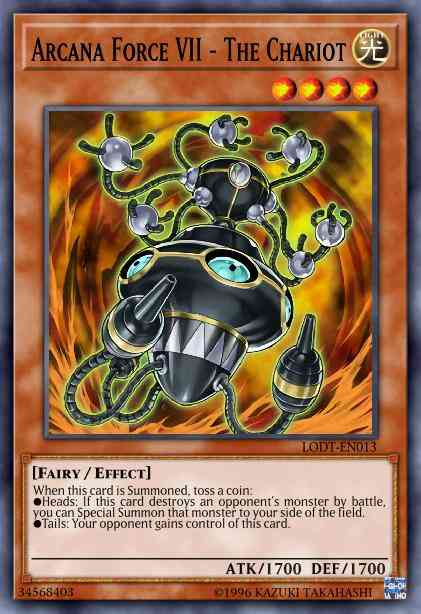 Arcana Force VII - The Chariot - LODT-EN013 - Common - 1st Edition