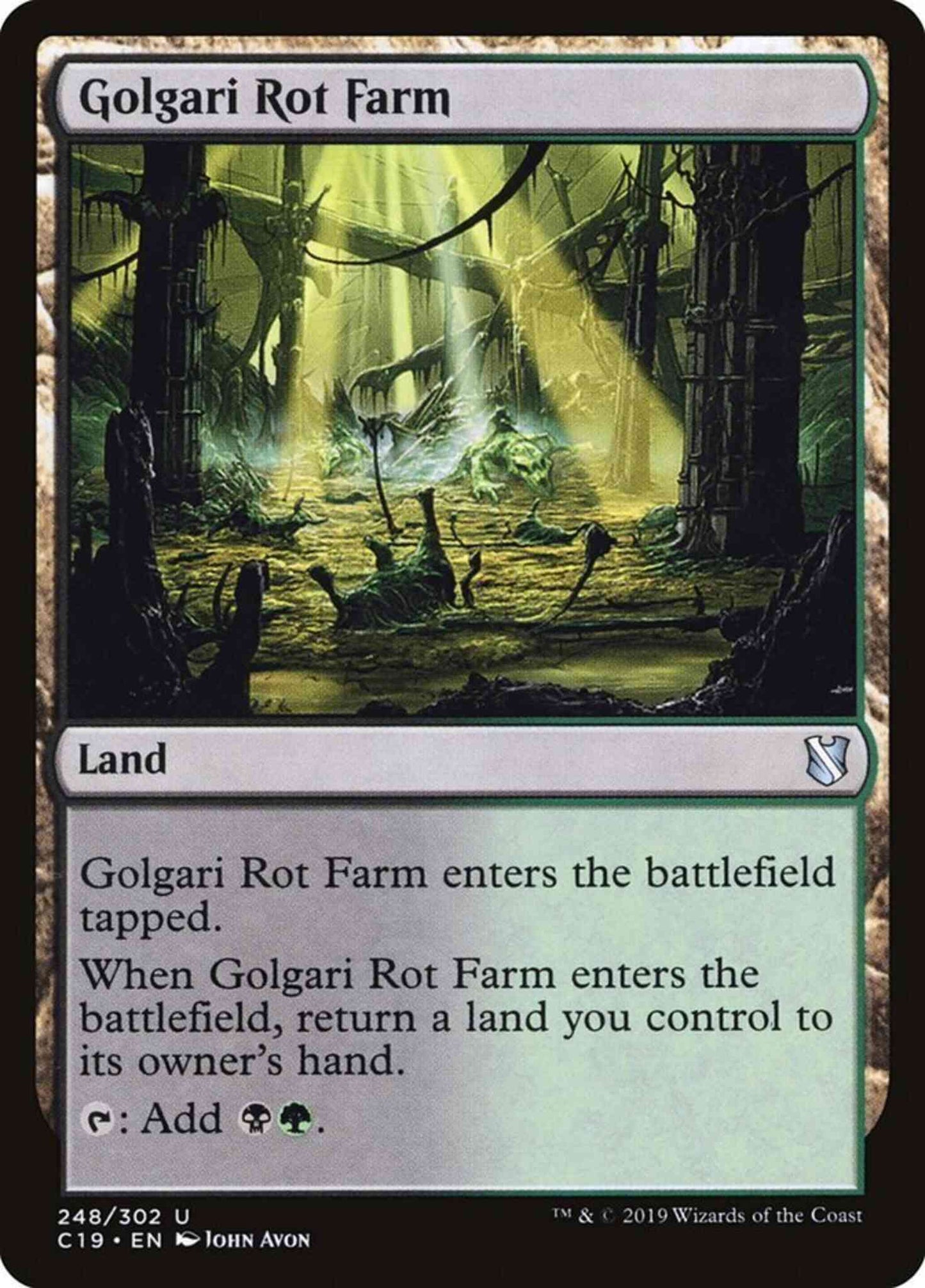 Golgari Rot Farm [248] [Commander 2019] [Non-Foil]