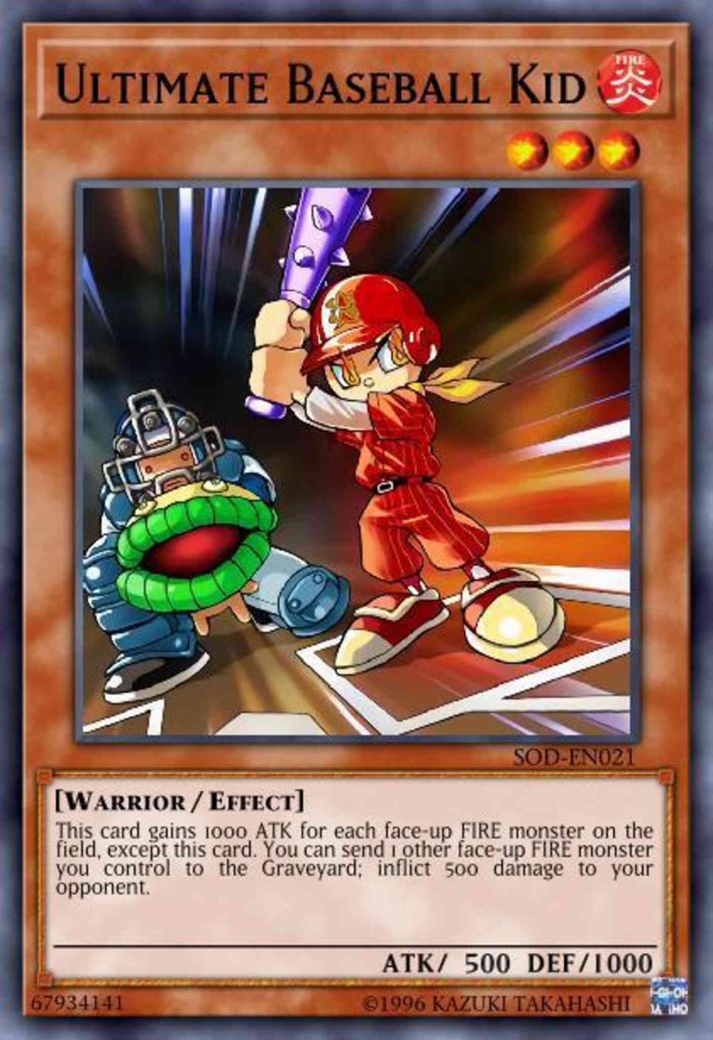 Ultimate Baseball Kid (Purple) - DL15-EN003 - Rare - Unlimited
