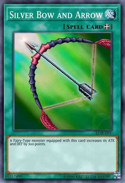 Silver Bow and Arrow - LOB-091 - Common - Unlimited