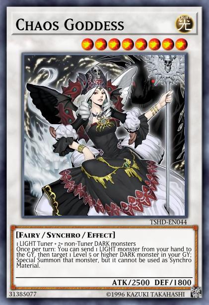 Chaos Goddess - TSHD-EN044 - Secret Rare - 1st Edition