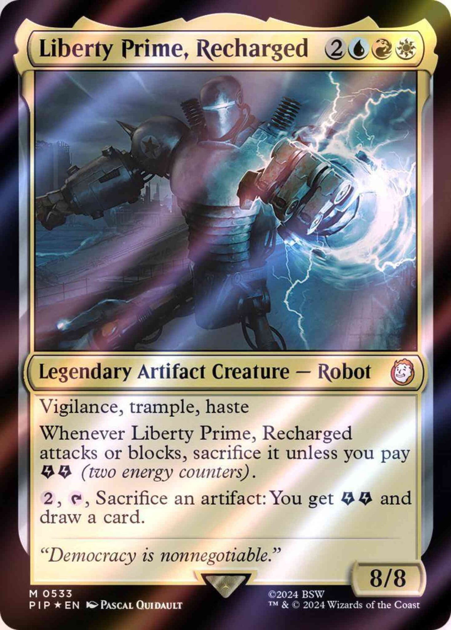 Liberty Prime, Recharged [533] [Fallout] [Surge Foil]