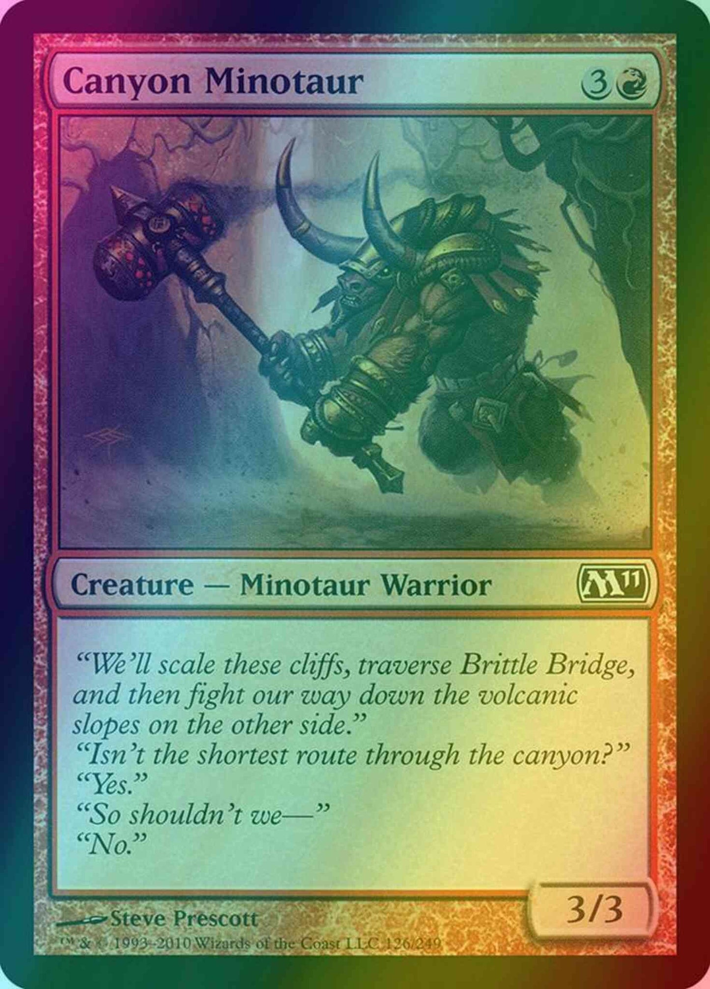 Canyon Minotaur [126] [Magic 2011] [Foil]