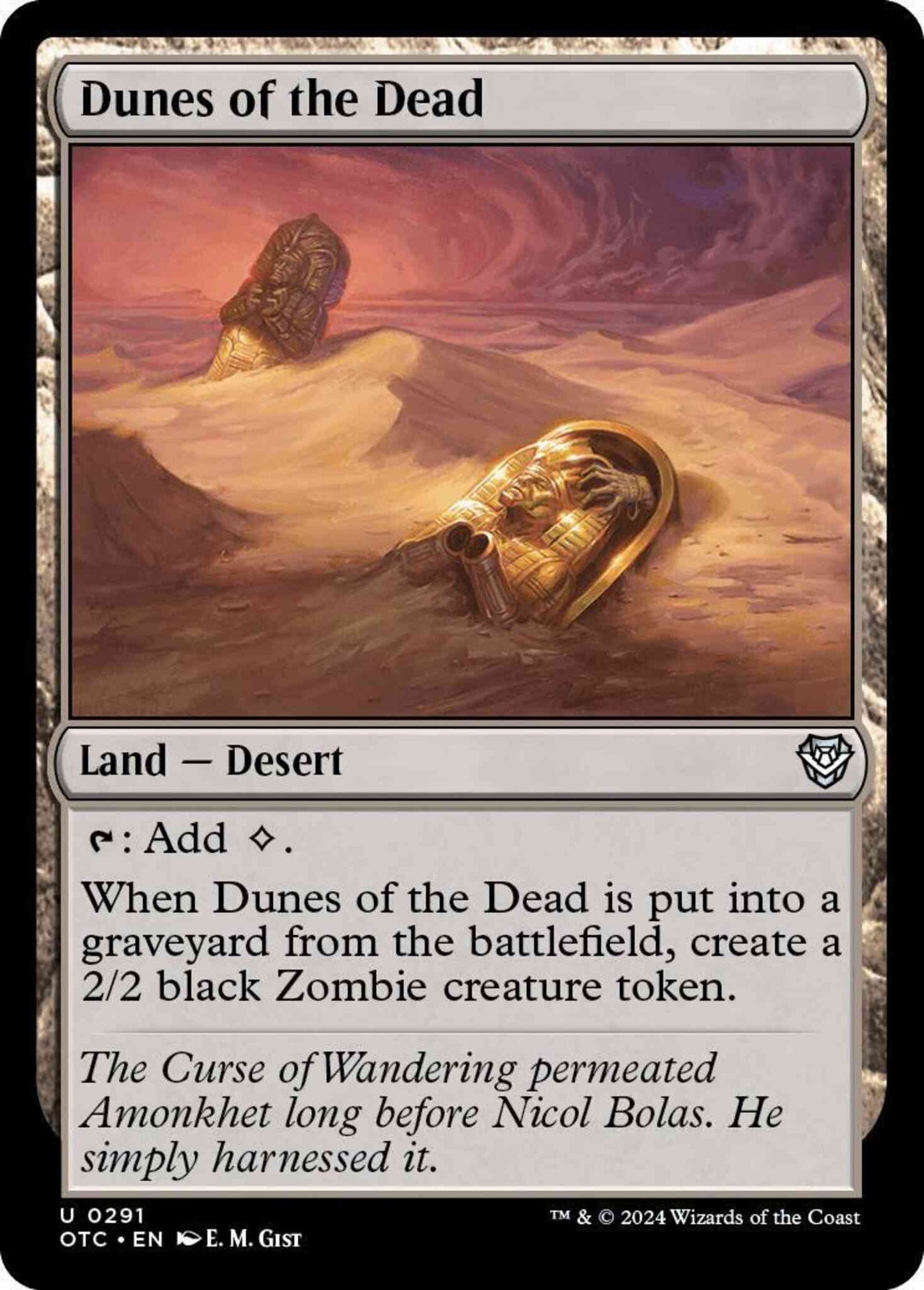 Dunes of the Dead [291] [Outlaws of Thunder Junction: Commander] [Non-Foil]