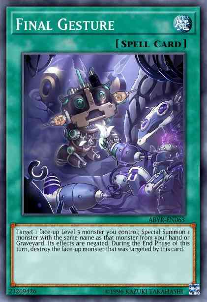 Final Gesture - ABYR-EN063 - Common - Unlimited