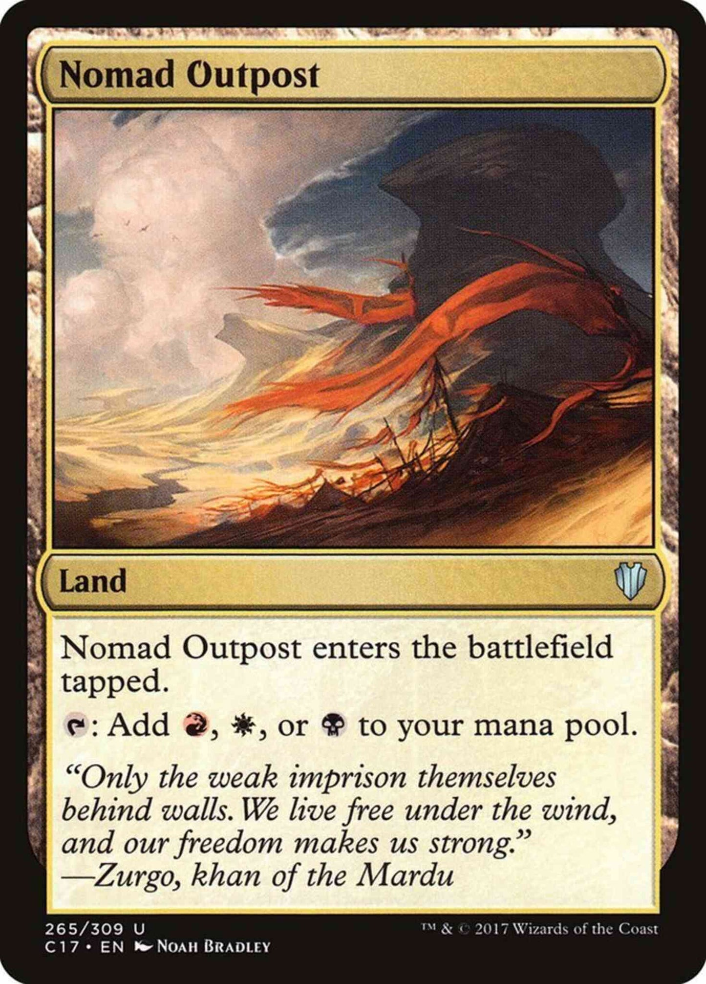 Nomad Outpost [265] [Commander 2017] [Non-Foil]