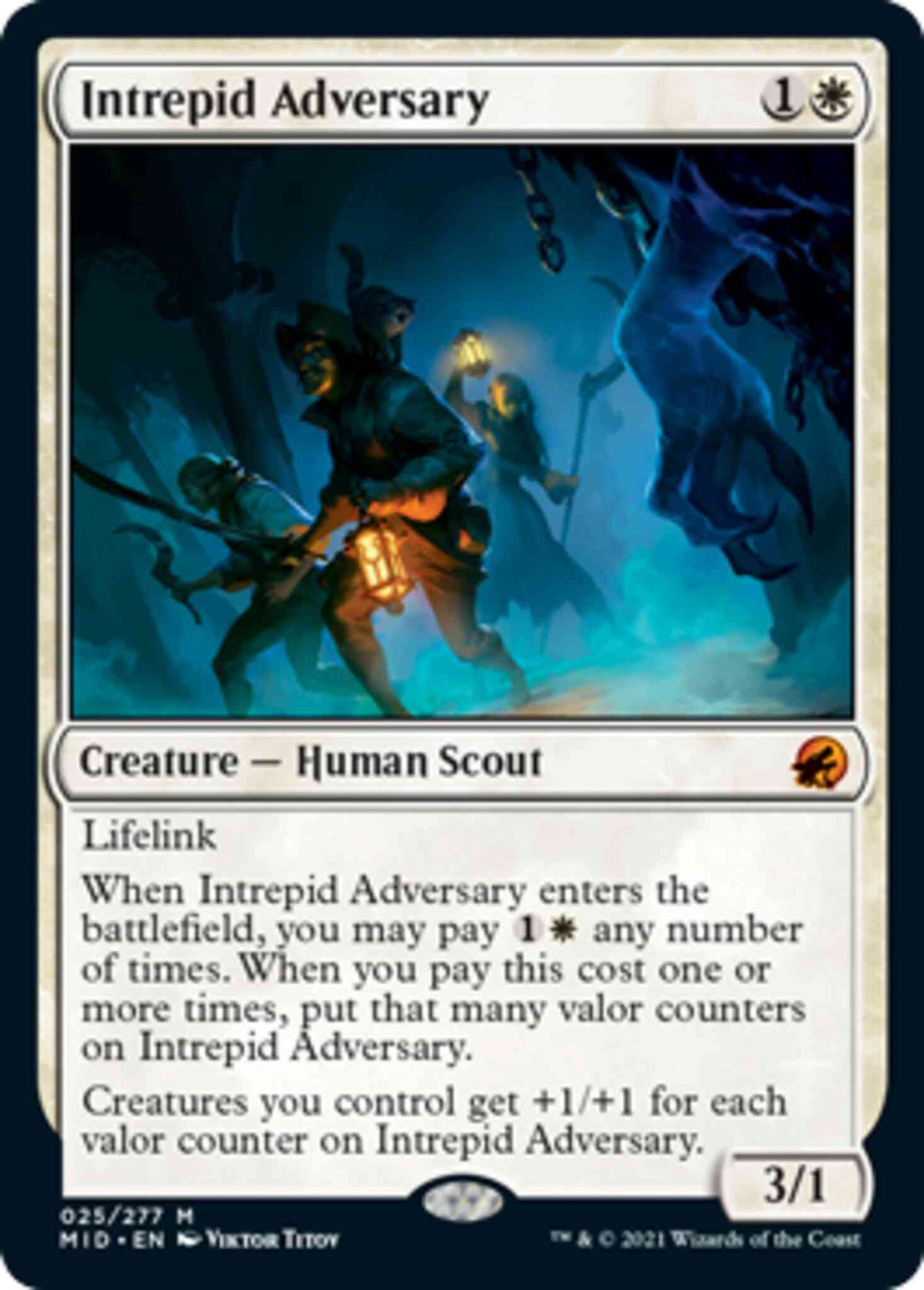 Intrepid Adversary [25] [Innistrad: Midnight Hunt] [Non-Foil]