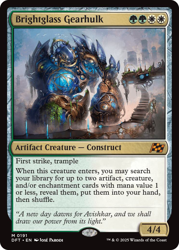 Brightglass Gearhulk [191] [Aetherdrift] [Non-Foil]