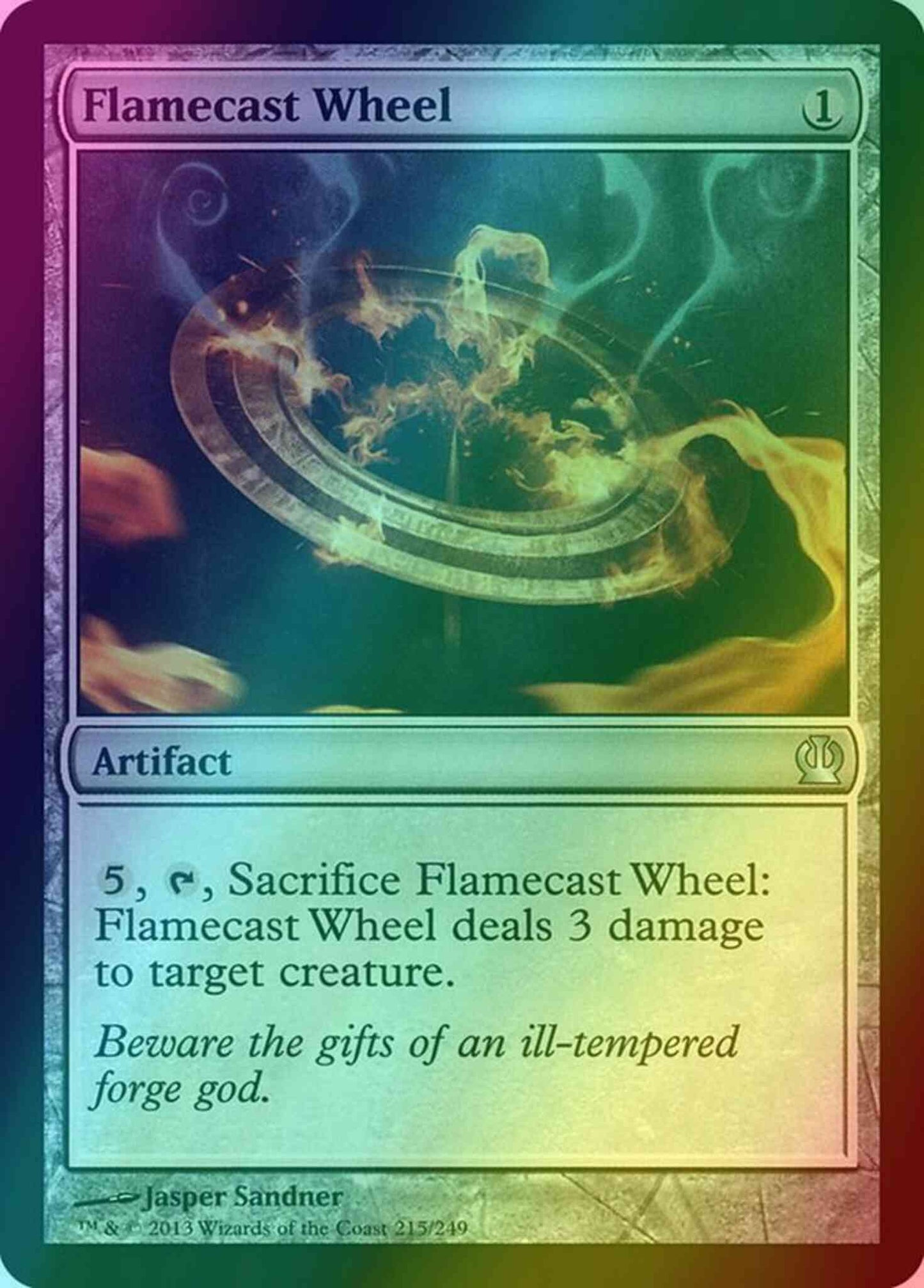 Flamecast Wheel [215] [Theros] [Foil]