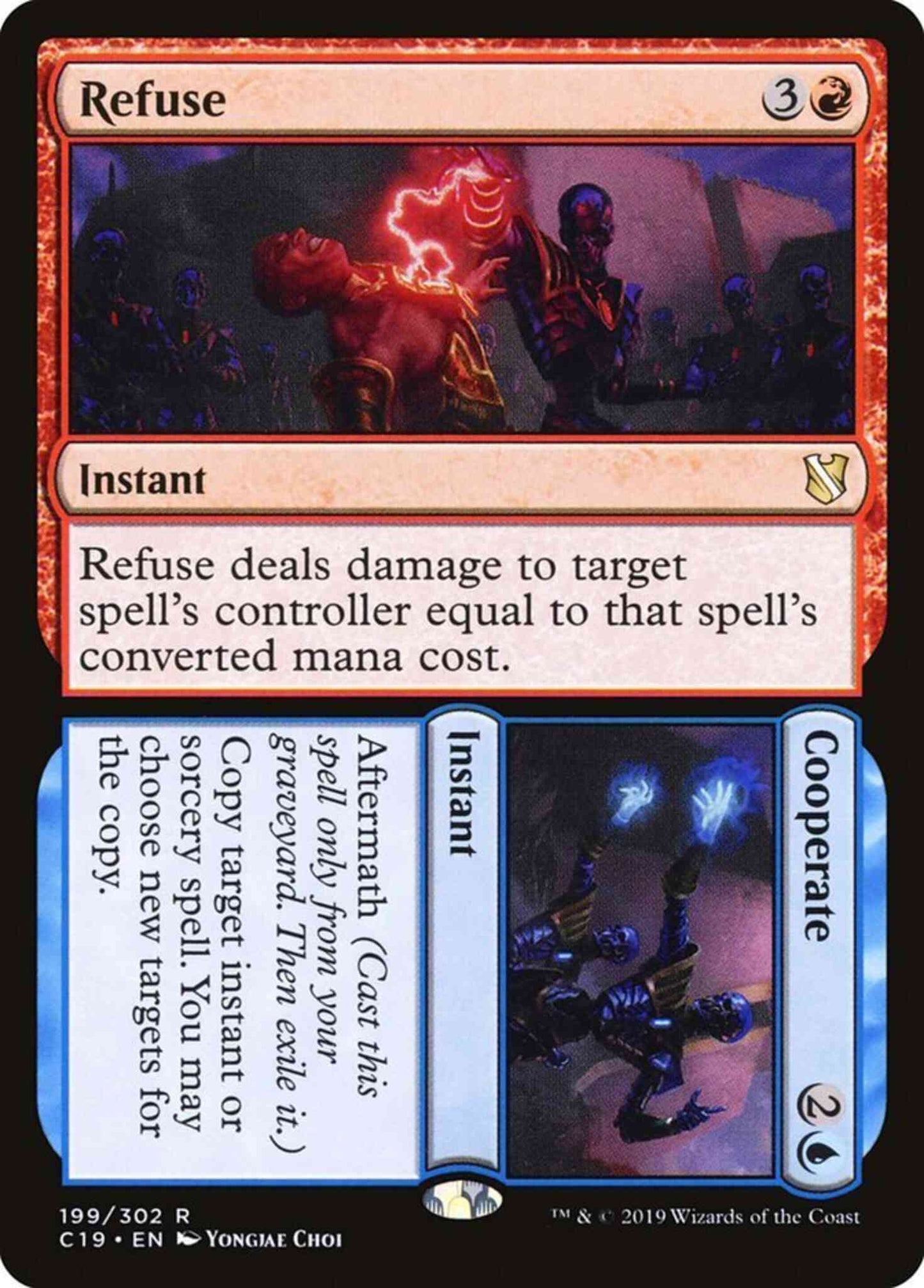 Refuse // Cooperate [199] [Commander 2019] [Non-Foil]