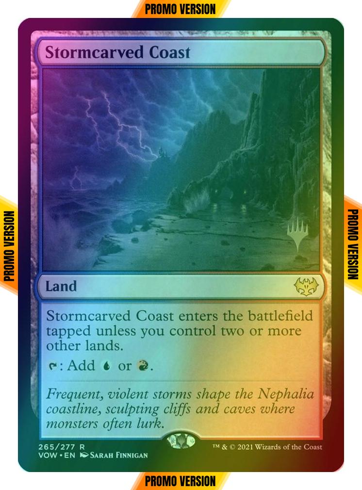 Stormcarved Coast [265p] [Promo Pack] [Innistrad: Crimson Vow Promos] [Foil]