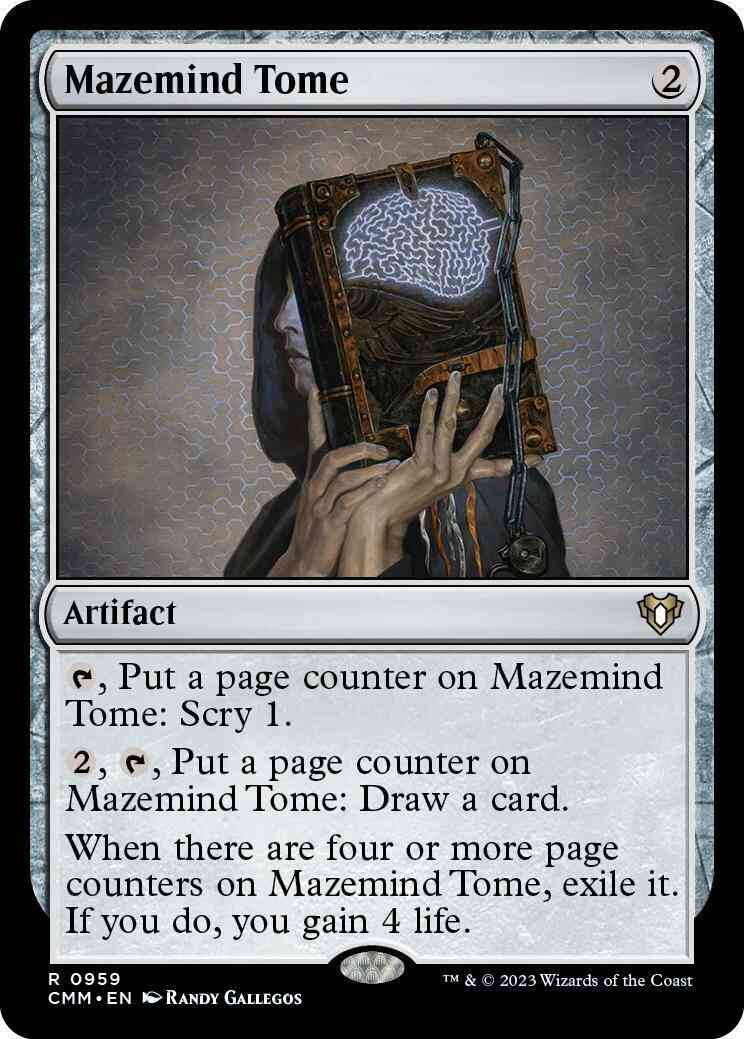 Mazemind Tome [959] [Commander Masters] [Non-Foil]