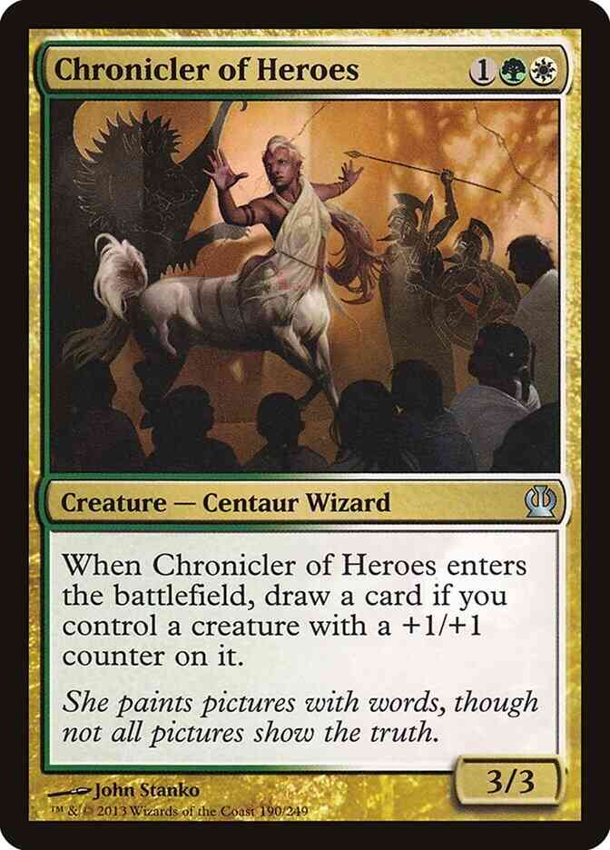 Chronicler of Heroes [190] [Theros] [Non-Foil]