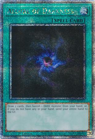 Allure of Darkness - RA03-EN055 - Quarter Century Secret Rare - 1st Edition