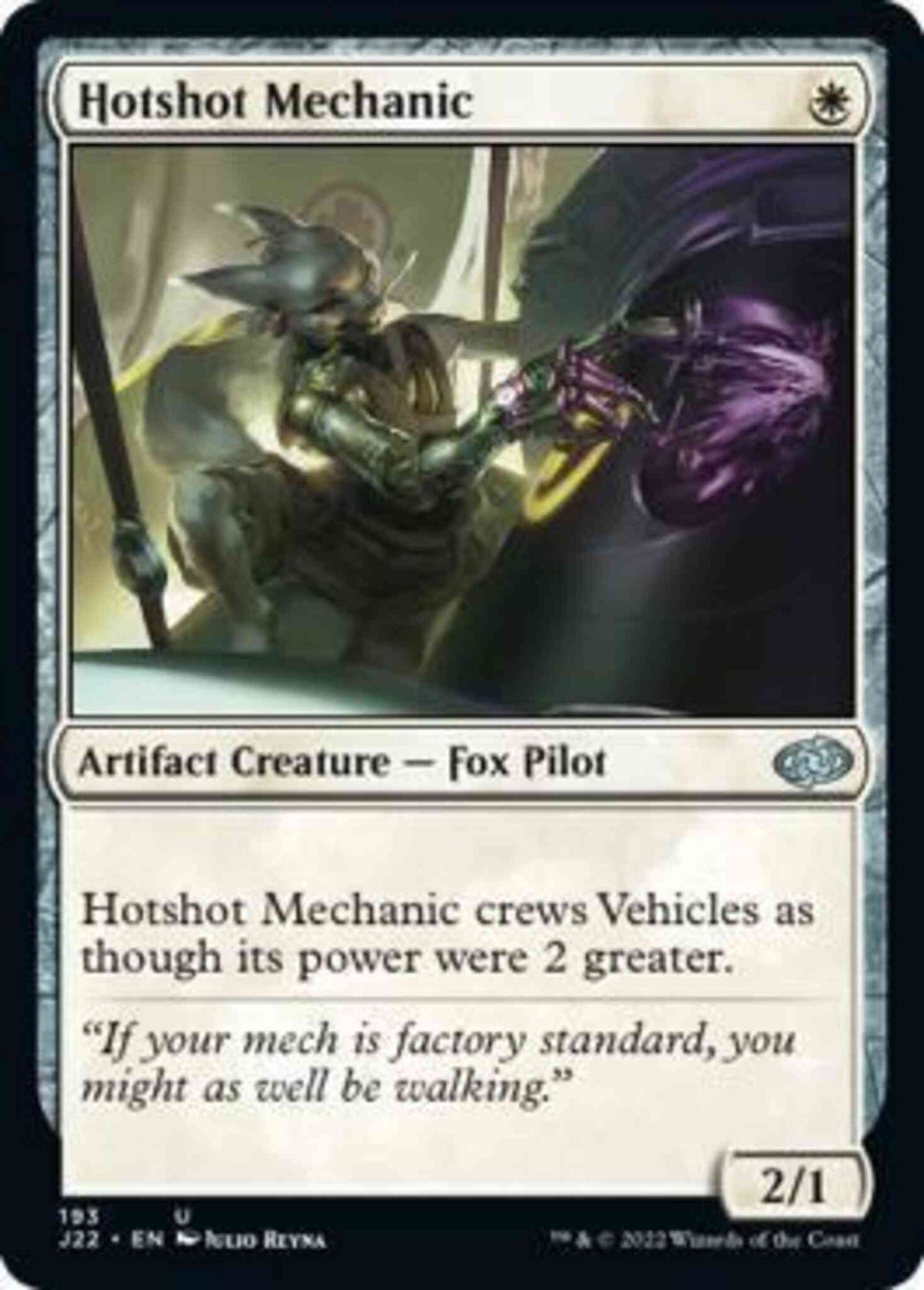 Hotshot Mechanic [193] [Jumpstart 2022] [Non-Foil]