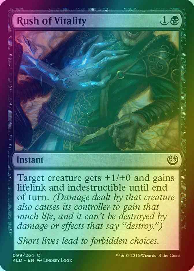 Rush of Vitality [99] [Kaladesh] [Foil]