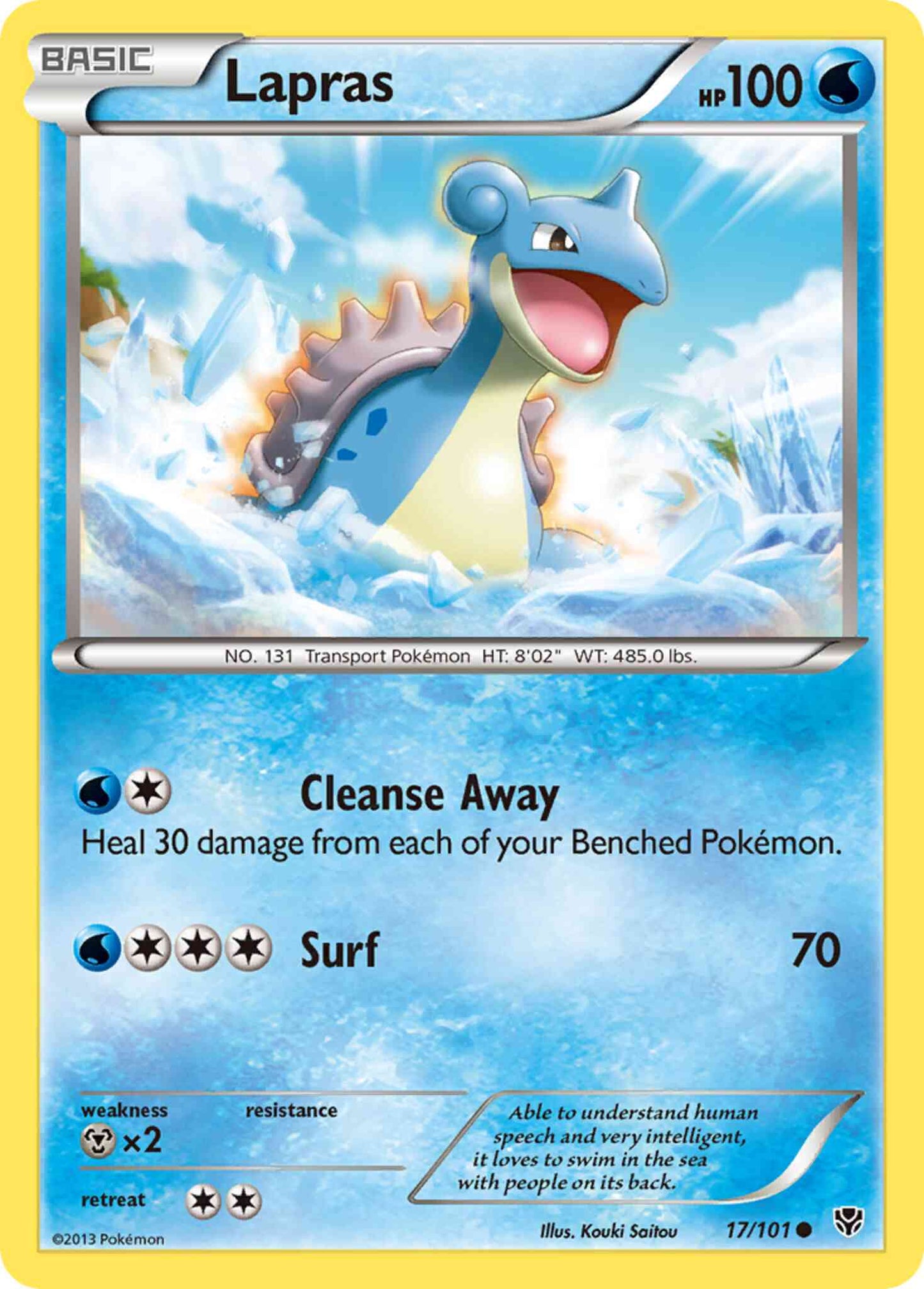 Lapras - 17/101 - Common [bw10-17] [Reverse Holo]