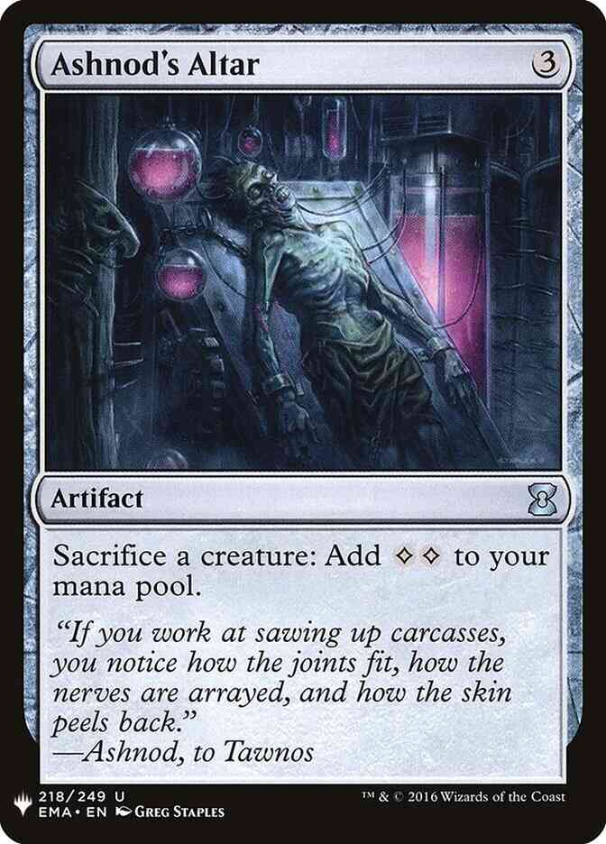Ashnod's Altar [EMA-218] [The List] [Non-Foil]