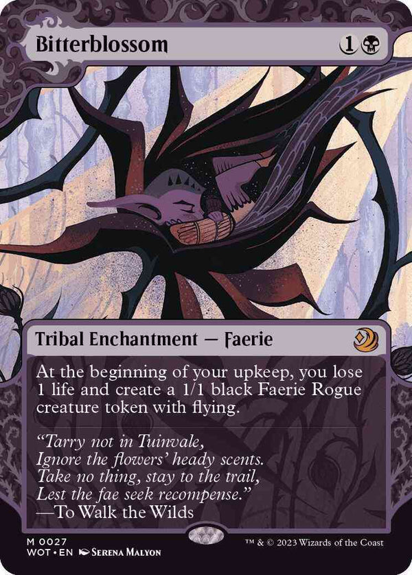Bitterblossom [27] [Enchanting Tale Showcase] [Wilds of Eldraine: Enchanting Tales] [Non-Foil]