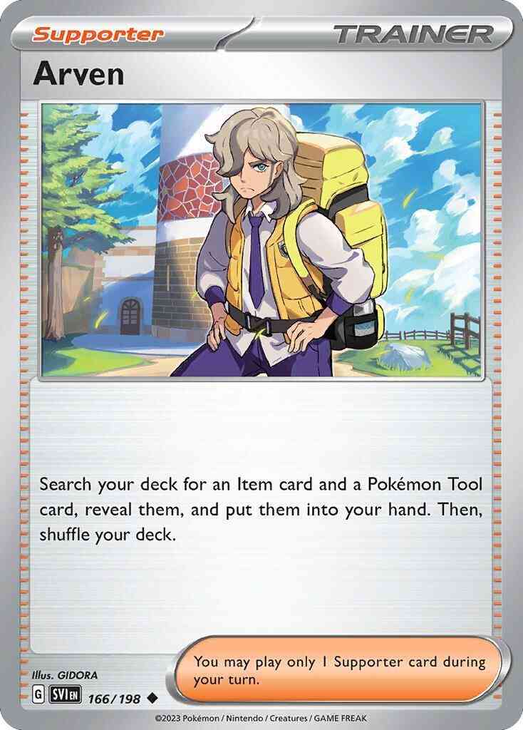 Arven - 166/198 - Uncommon [sv01-166] [Non-Holo]
