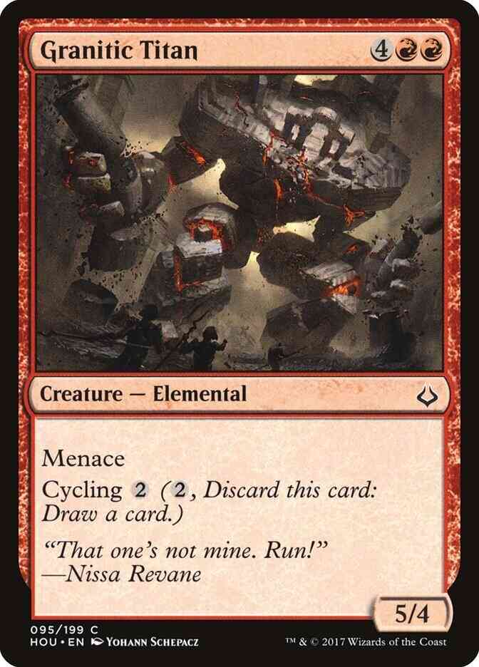 Granitic Titan [95] [Hour of Devastation] [Non-Foil]