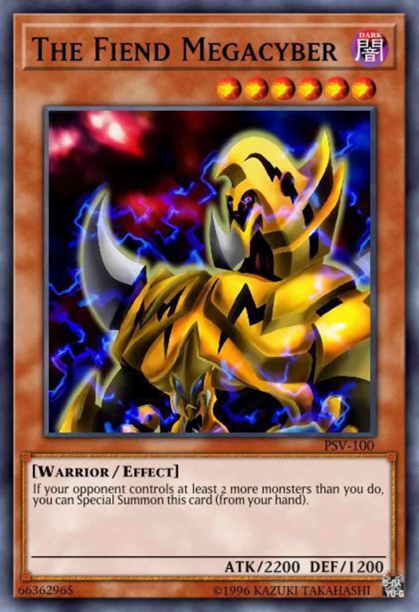 The Fiend Megacyber - BP02-EN009 - Rare - Unlimited