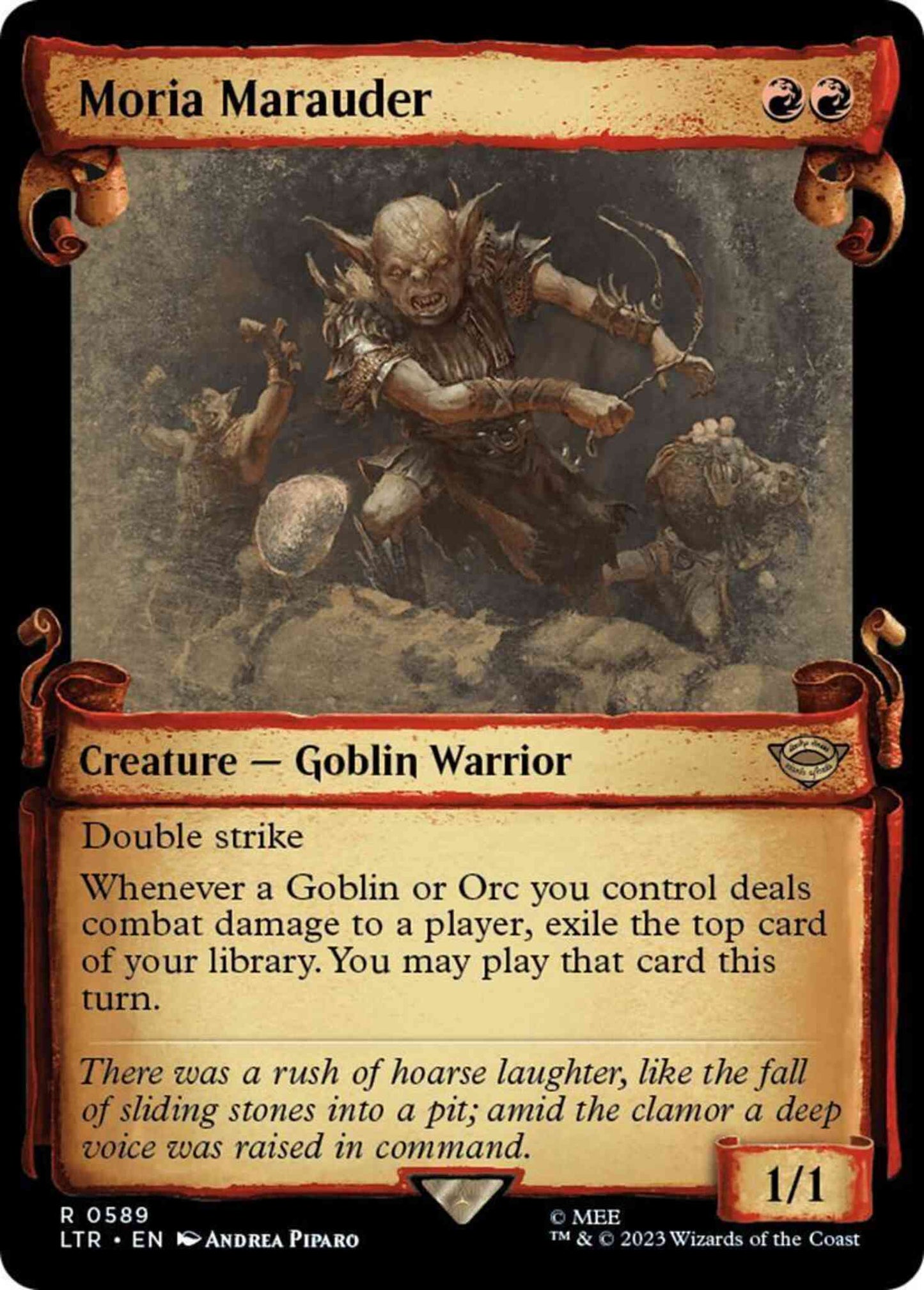 Moria Marauder [589] [Scrolls Showcase] [The Lord of the Rings: Tales of Middle-earth] [Non-Foil]
