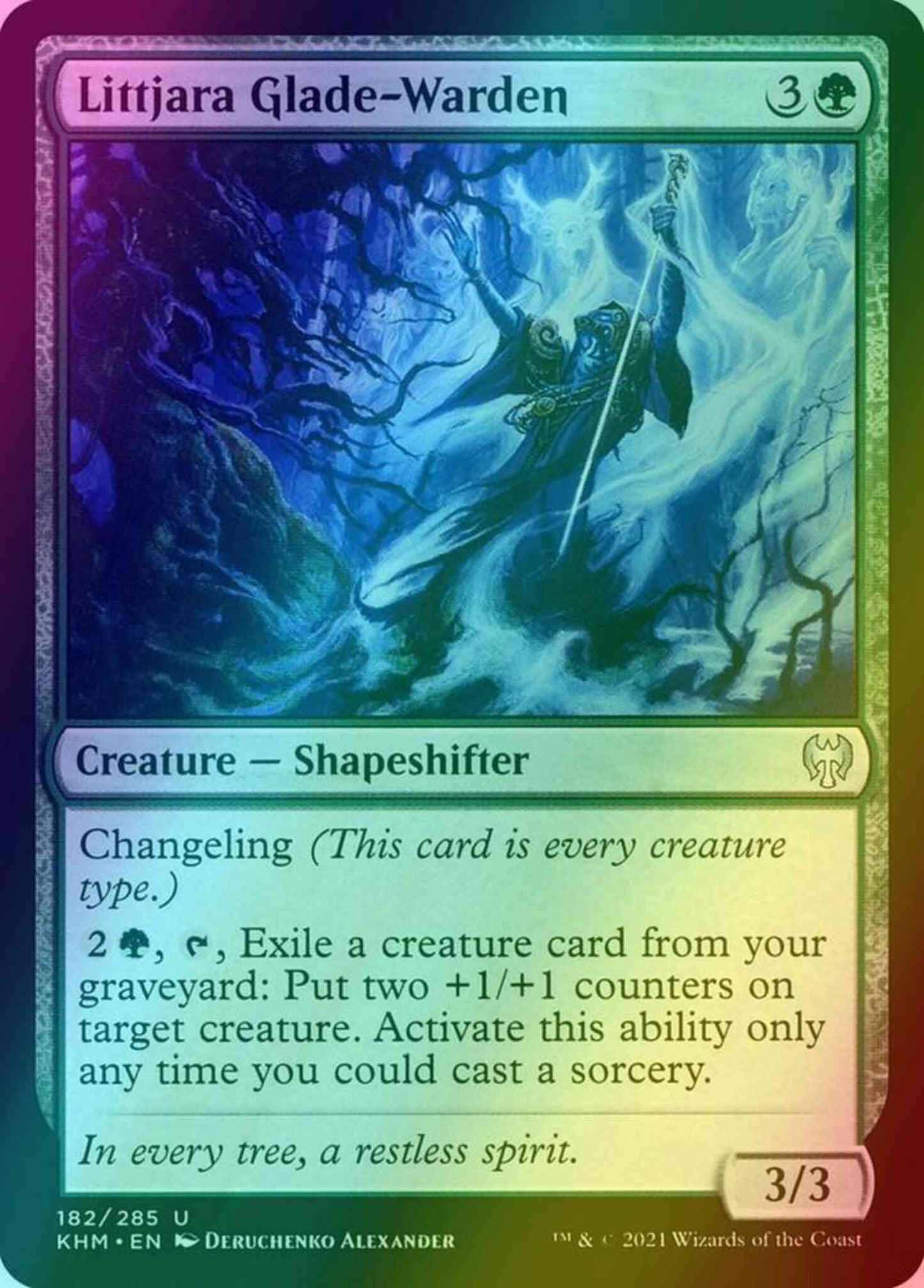 Littjara Glade-Warden [182] [Kaldheim] [Foil]
