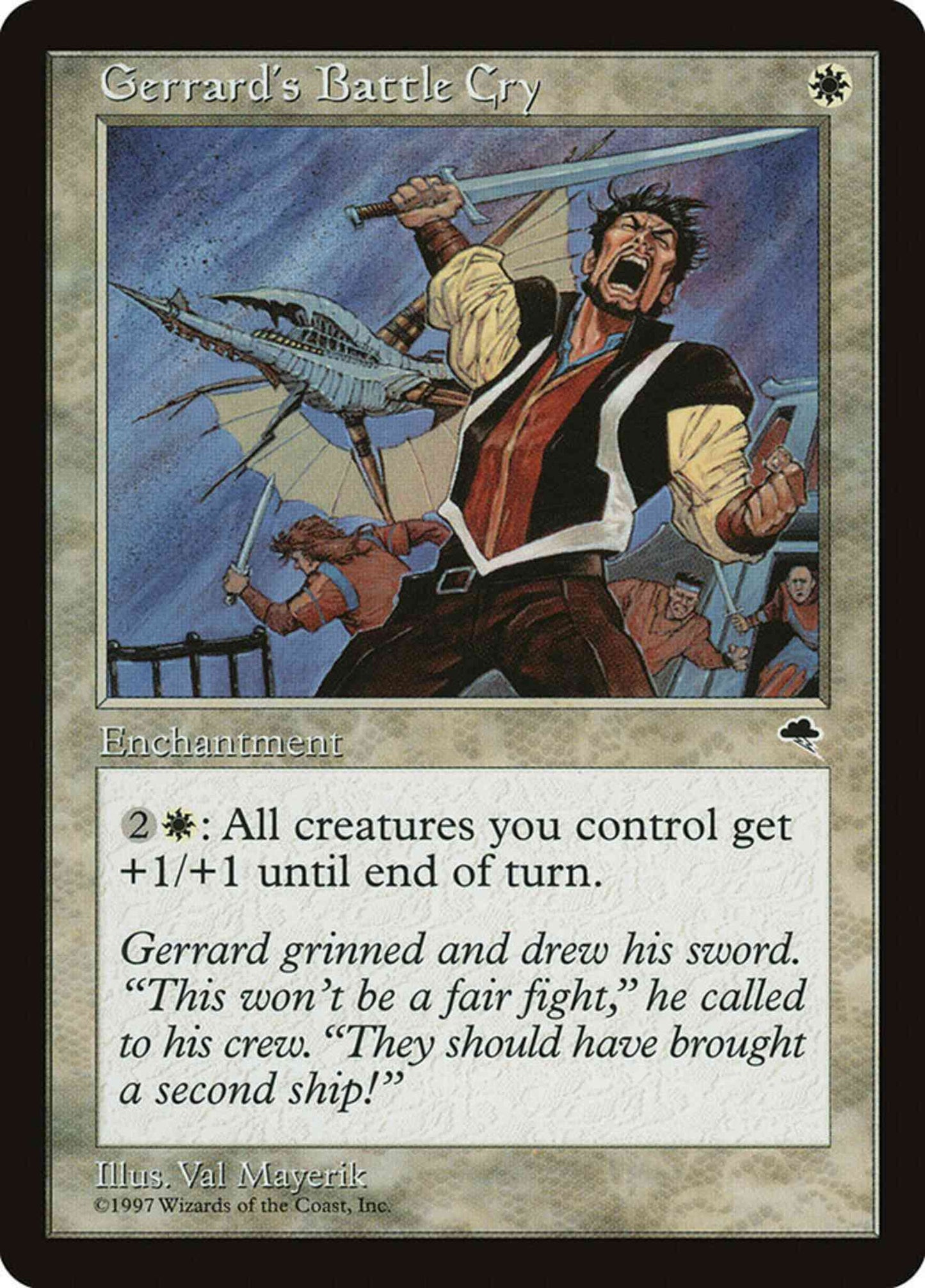 Gerrard's Battle Cry [21] [Tempest] [Non-Foil]