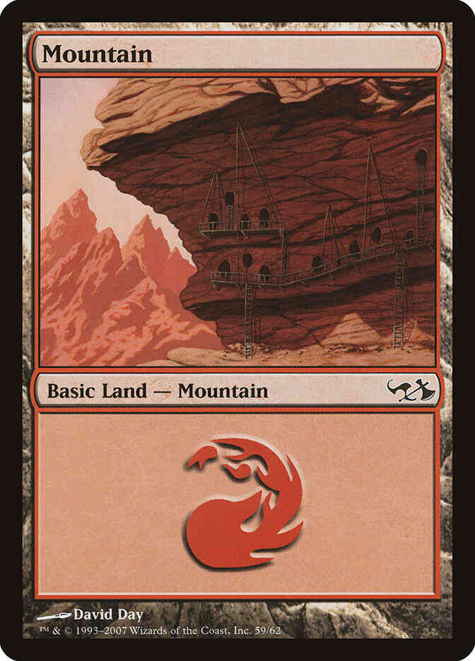 Mountain [59] [Duel Decks: Elves vs. Goblins] [Non-Foil]
