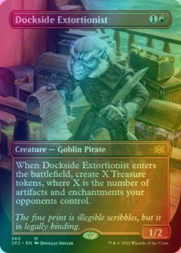 Dockside Extortionist [360] [Borderless] [Double Masters 2022] [Foil]