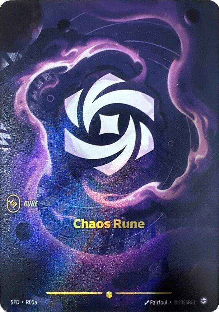 Chaos Rune (Alternate Art) - R05a [Spiritforged] [Foil]