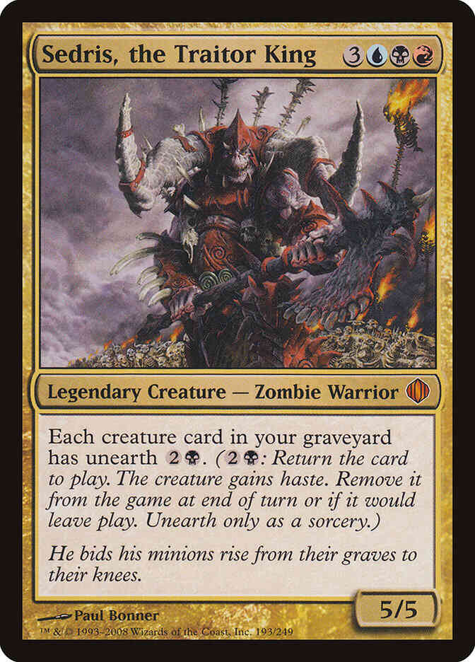 Sedris, the Traitor King [193] [Shards Of Alara] [Non-Foil]