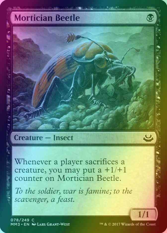 Mortician Beetle [78] [Modern Masters 2017] [Foil]