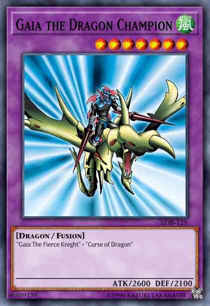 Gaia the Dragon Champion - YGLD-ENA41 - Common - Unlimited