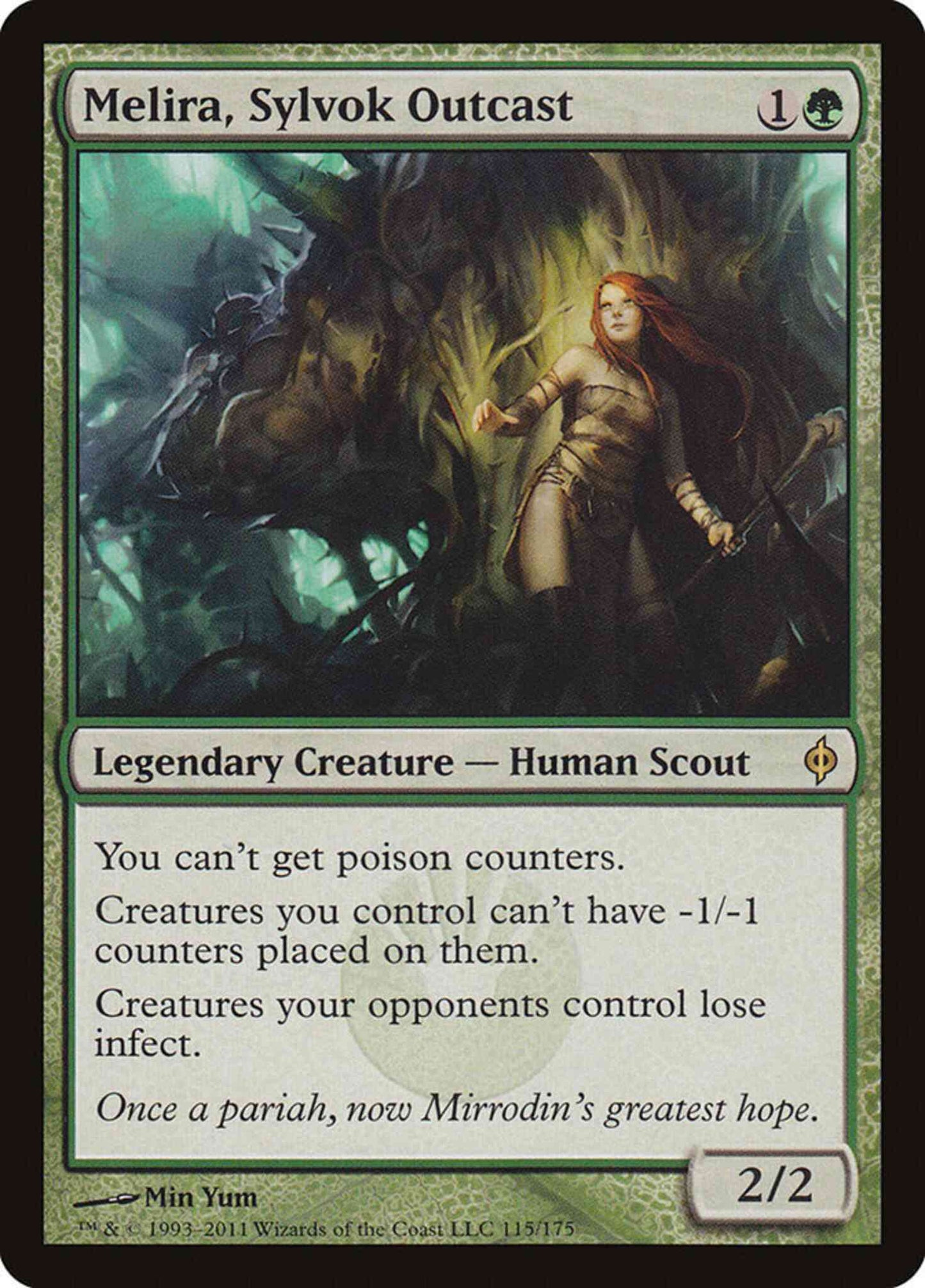 Melira, Sylvok Outcast [115] [New Phyrexia] [Non-Foil]