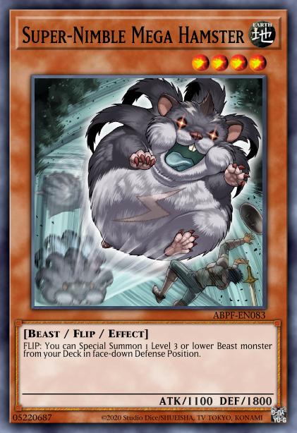 Super-Nimble Mega Hamster (Red) - DL15-EN007 - Rare - Unlimited