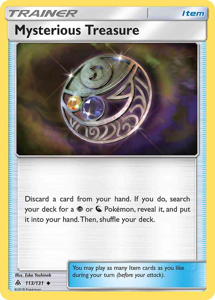 Mysterious Treasure - 113/131 - Uncommon [sm6-113] [Reverse Holo]