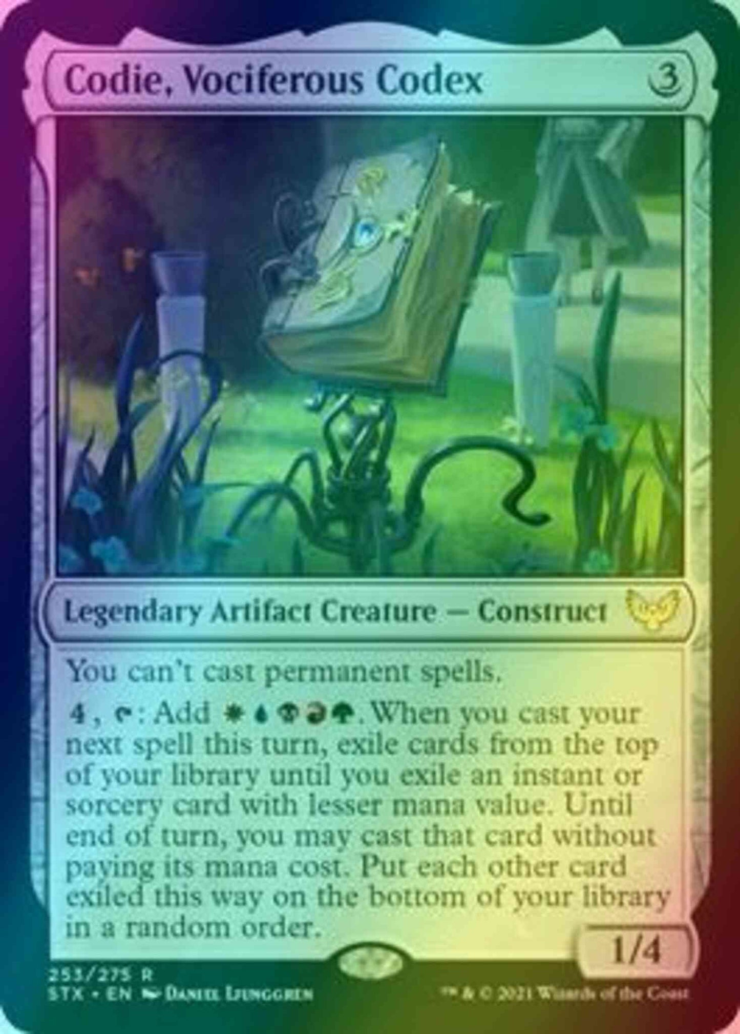 Codie, Vociferous Codex [253] [Strixhaven: School of Mages] [Foil]
