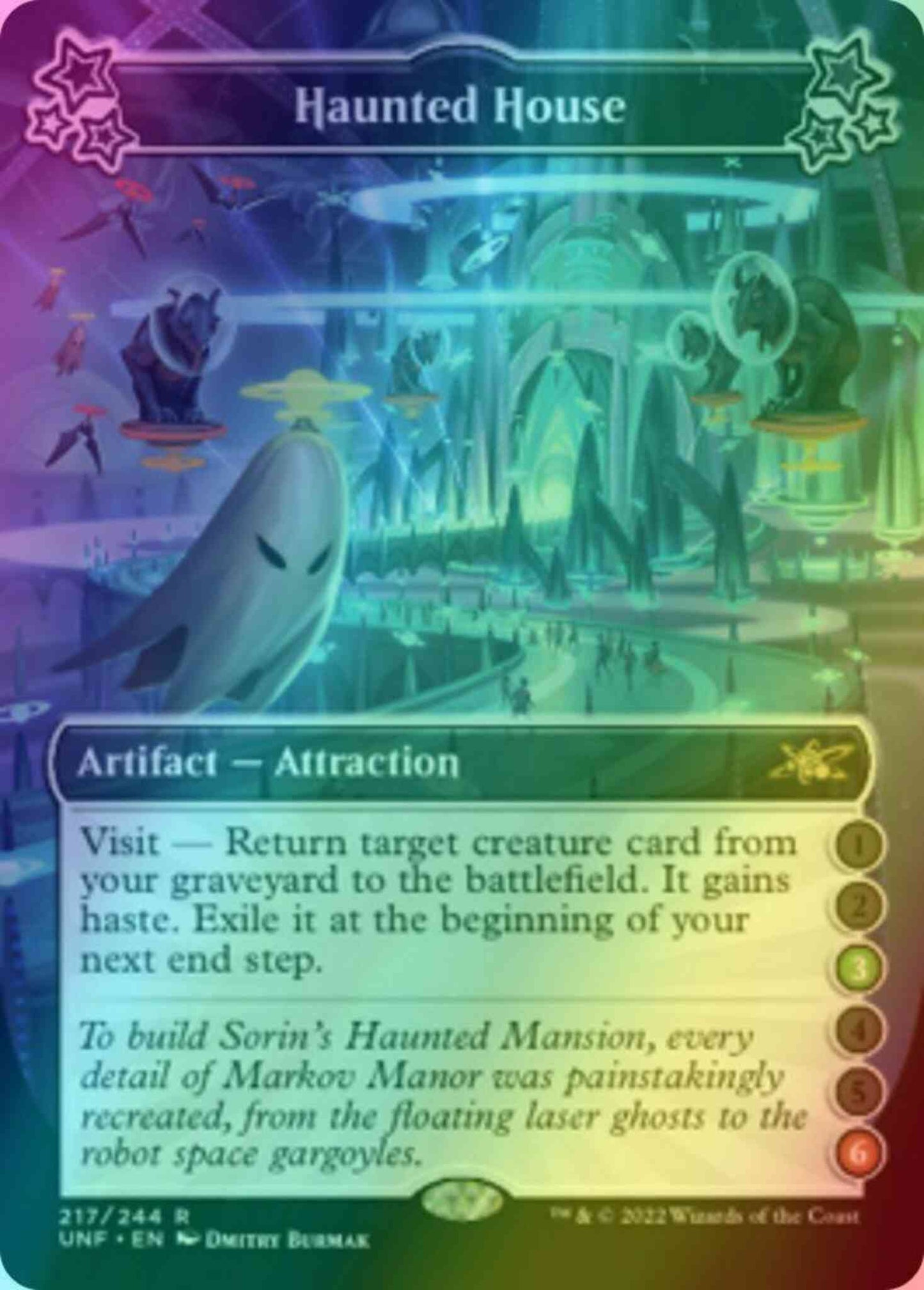 Haunted House (3/6) [217a] [Borderless] [Unfinity] [Foil]