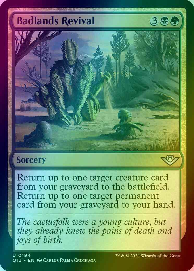 Badlands Revival [194] [Outlaws of Thunder Junction] [Foil]