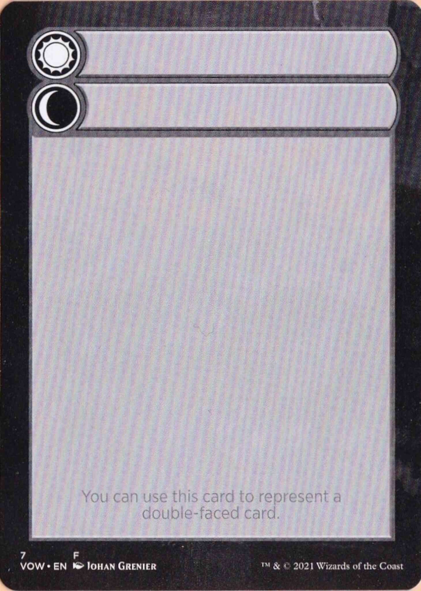 Double-Faced Substitute Card [07] [Innistrad: Crimson Vow Substitute Cards] [Non-Foil]