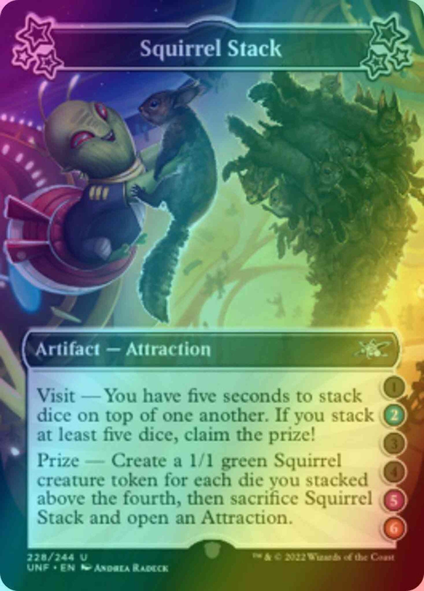 Squirrel Stack (2/5/6) [228c] [Borderless] [Unfinity] [Foil]