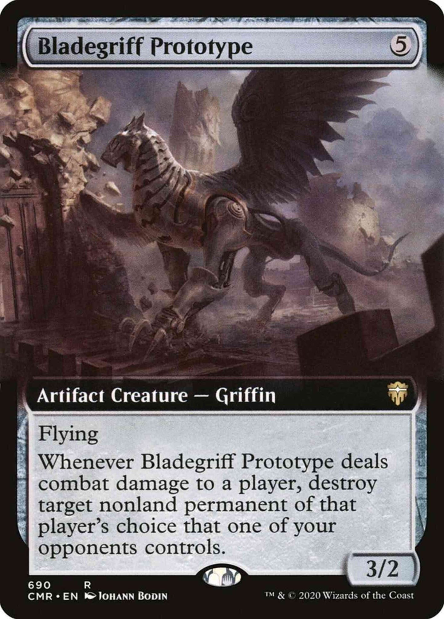 Bladegriff Prototype [690] [Extended Art] [Commander Legends] [Non-Foil]