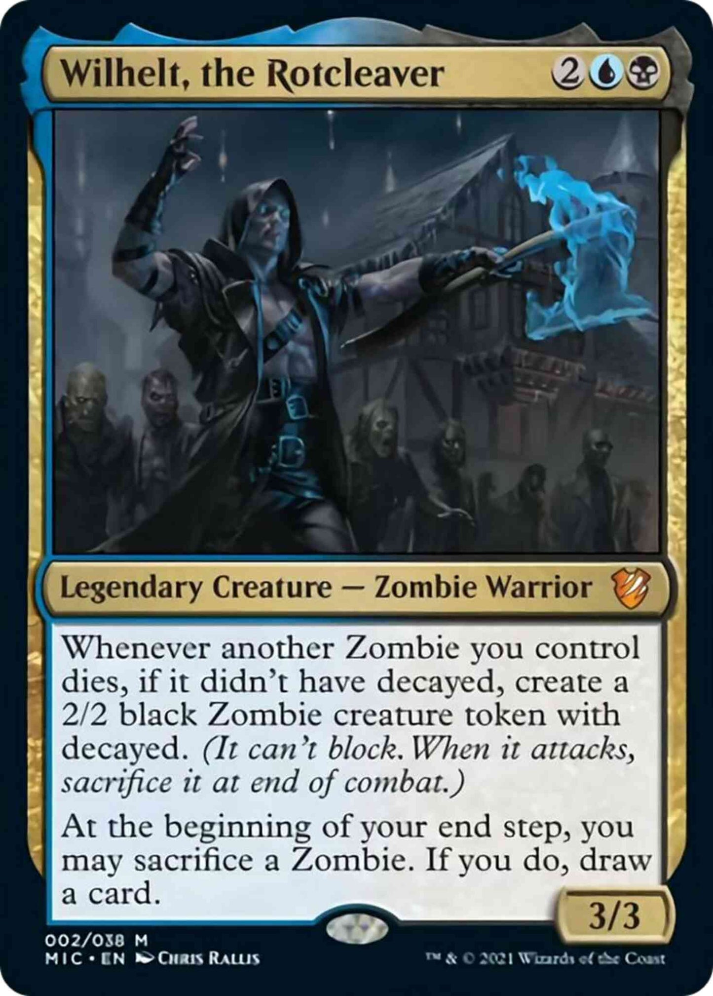 Wilhelt, the Rotcleaver [2] [Innistrad: Midnight Hunt: Commander] [Non-Foil]