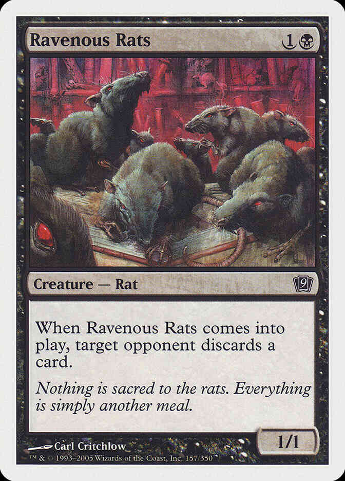 Ravenous Rats [157] [Ninth Edition] [Non-Foil]