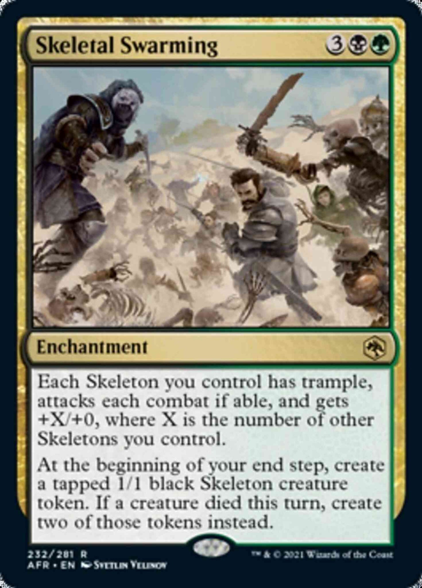 Skeletal Swarming [232] [Adventures in the Forgotten Realms] [Non-Foil]