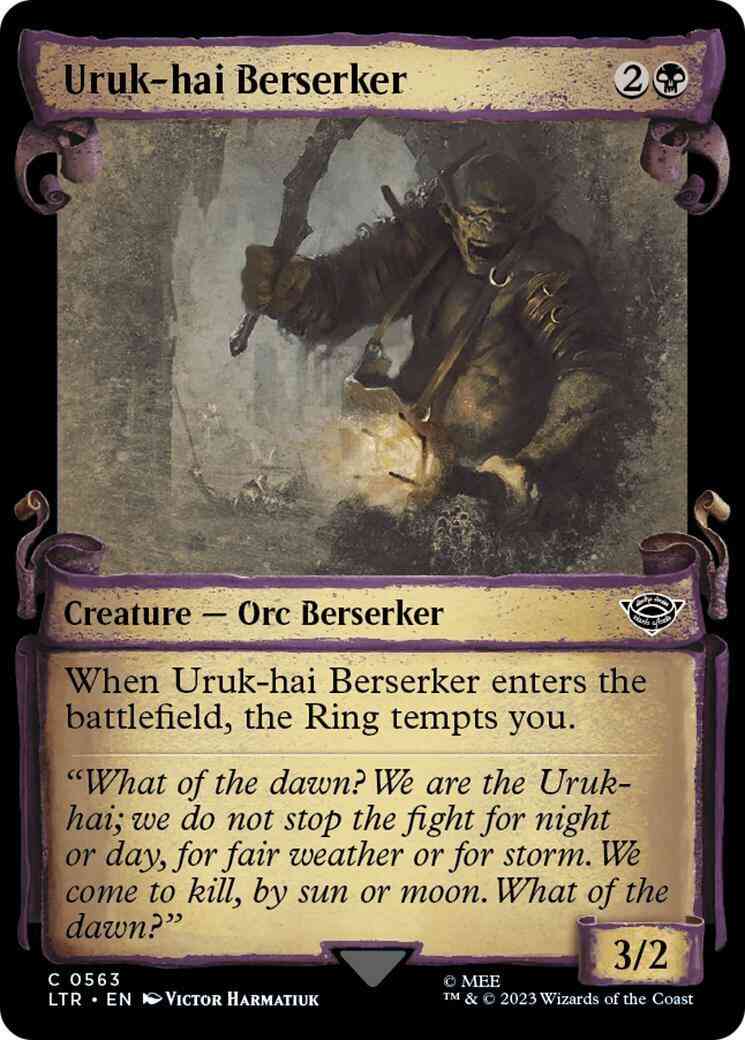 Uruk-hai Berserker [563] [Scrolls Showcase] [The Lord of the Rings: Tales of Middle-earth] [Non-Foil]
