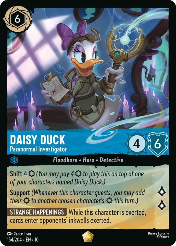 Daisy Duck - Paranormal Investigator - 154/204 [Whispers in the Well] [Non-Foil]